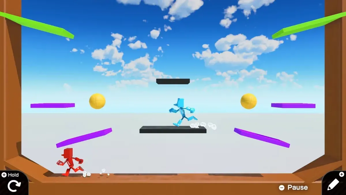 Official gameplay screenshot from Game Builder Garage.